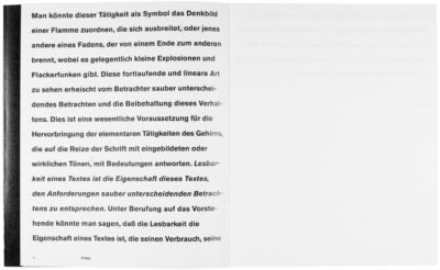 Buchgestaltung Vortrag »Eine Seite ist ein Bild.« von David Fischbach