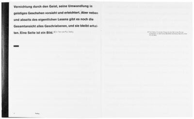 Buchgestaltung Vortrag »Eine Seite ist ein Bild.« von David Fischbach