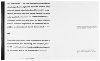 Buchgestaltung Vortrag »Eine Seite ist ein Bild.« von David Fischbach