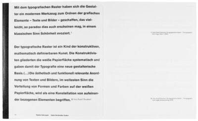 Buchgestaltung Vortrag »Eine Seite ist ein Bild.« von David Fischbach