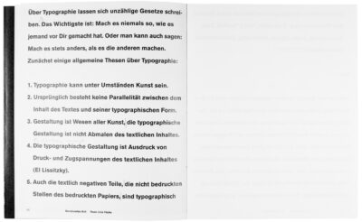 Buchgestaltung Vortrag »Eine Seite ist ein Bild.« von David Fischbach