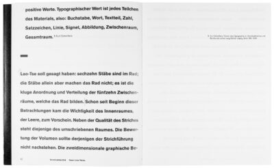 Buchgestaltung Vortrag »Eine Seite ist ein Bild.« von David Fischbach