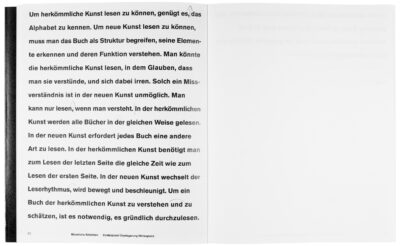 Buchgestaltung Vortrag »Eine Seite ist ein Bild.« von David Fischbach