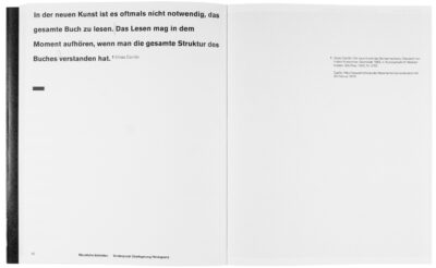 Buchgestaltung Vortrag »Eine Seite ist ein Bild.« von David Fischbach