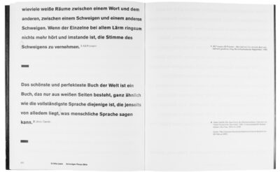 Buchgestaltung Vortrag »Eine Seite ist ein Bild.« von David Fischbach