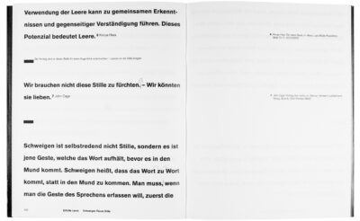 Buchgestaltung Vortrag »Eine Seite ist ein Bild.« von David Fischbach
